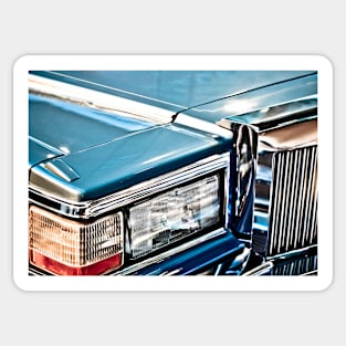 Gleaming 80s Cadillac Sticker